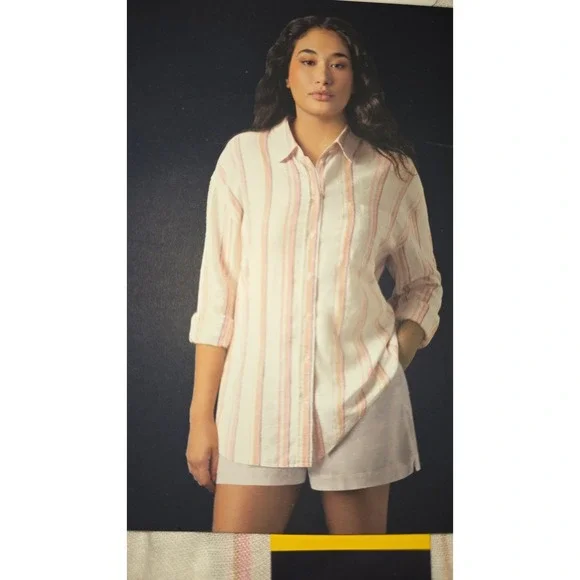 Gap Linen Button Down Shirt - Picture 2 of 2